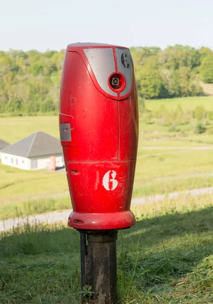Fire hydrant w kraju z Francji — Zdjęcie stockowe