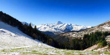 PIC du Midi de Bigorre kar ile Fransızca Pyrenees içinde