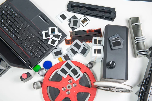 Scan slides and films to transform into digital data