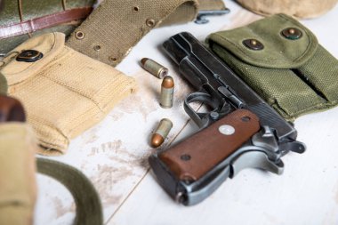 tabanca cephane ile M1911 hükümet
