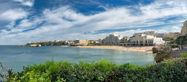 Panorama de la ville de Biarritz en France — Photo