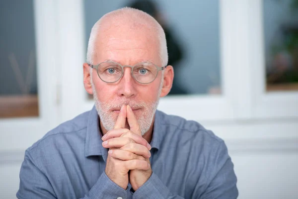 Portrait of  handsome mature man with beard — Stock Photo, Image