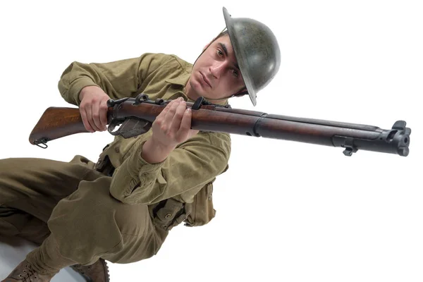 Soldato dell'Esercito Britannico della Somme 1916 . — Foto Stock