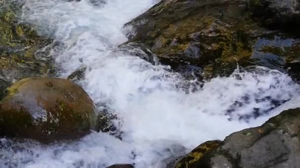 Waterfall Mountain River Gorges Kakuetta Slow Motion — Stock Video
