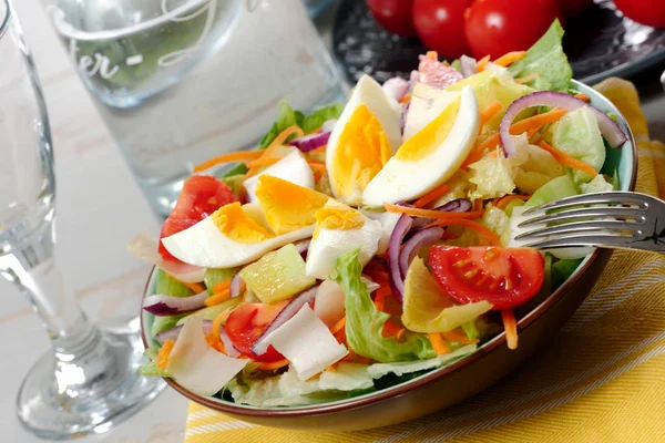 plate of vegetable salad
