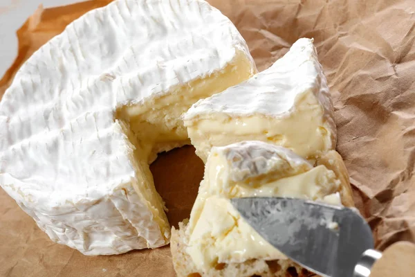 França, produto lácteos, queijo da Normandia tradicional — Fotografia de Stock