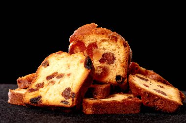 lezzetli kurutulmuş meyve pasta