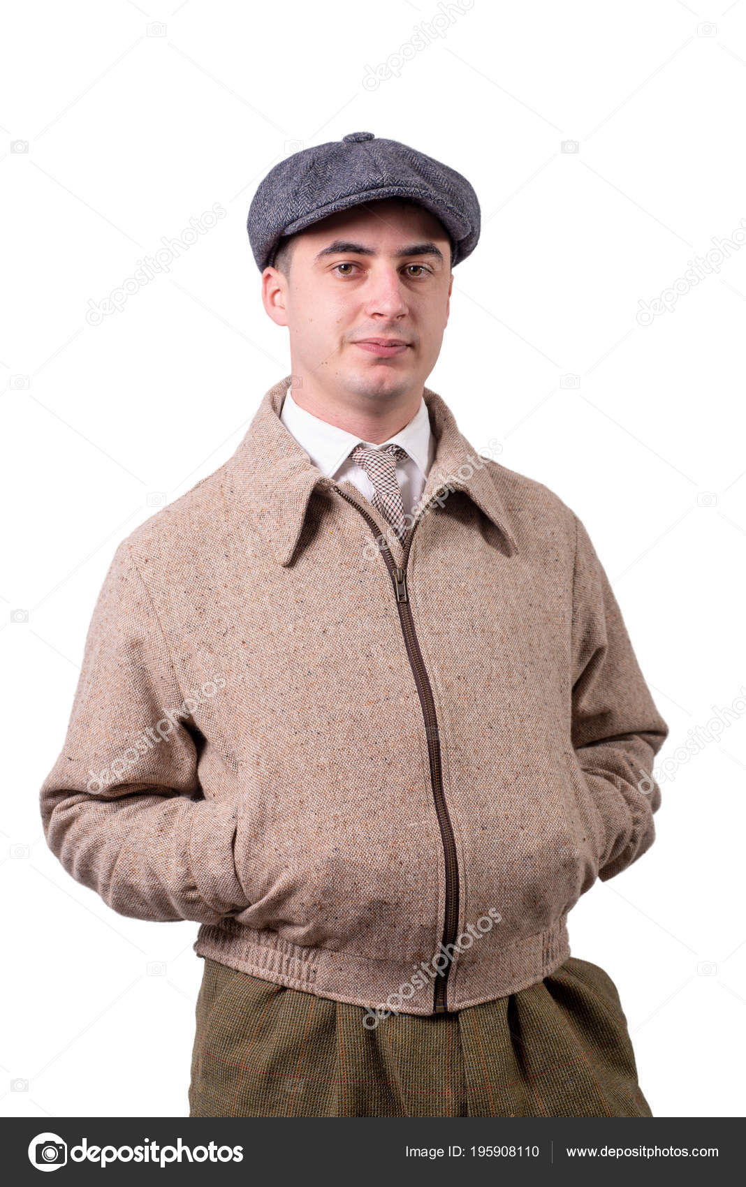 flat cap young man