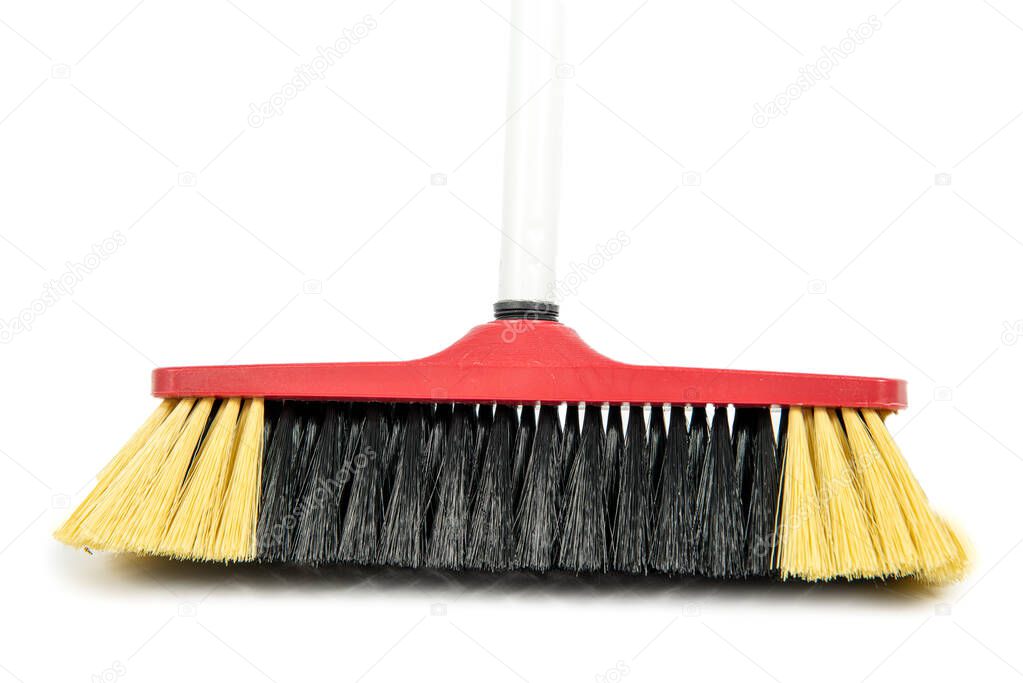 broom isolated on the white background