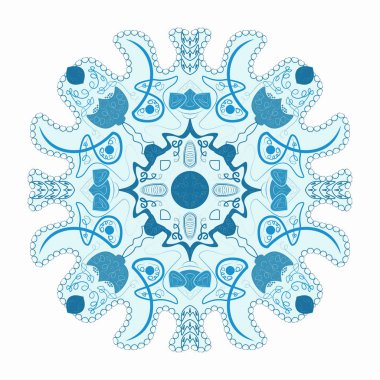 orijinal dantel süs vektör kar tanesi