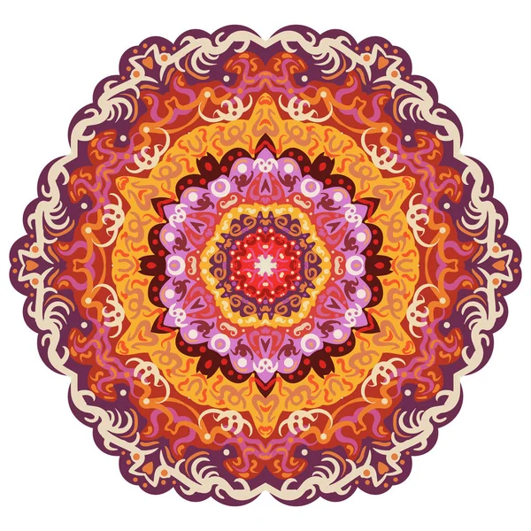 Mandala Vintage dekor elementleri vektör çiçek — Stok Vektör