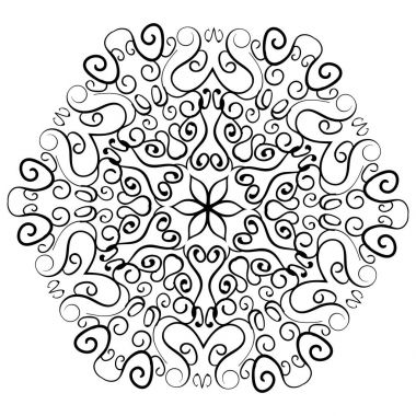 Hint süsleme sürekli değişen çiçek mandala