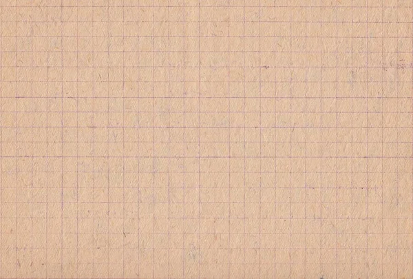 Textura Papel Cuadros Gris Marrón Retro Hoja Cuaderno Escuela Soviética — Foto de Stock