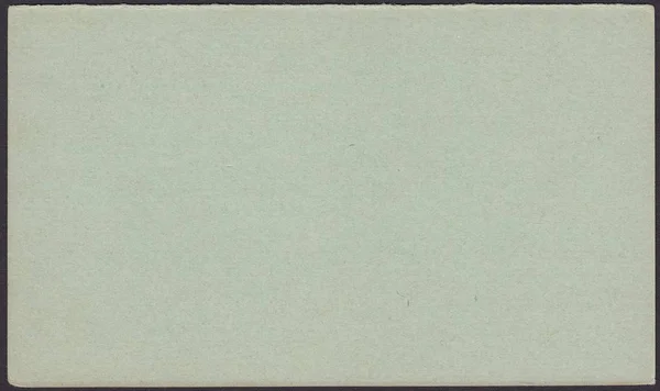 Reverse Side Vintage Postcards Texture Retro Cardboard Gray Green Color — Stock Photo, Image