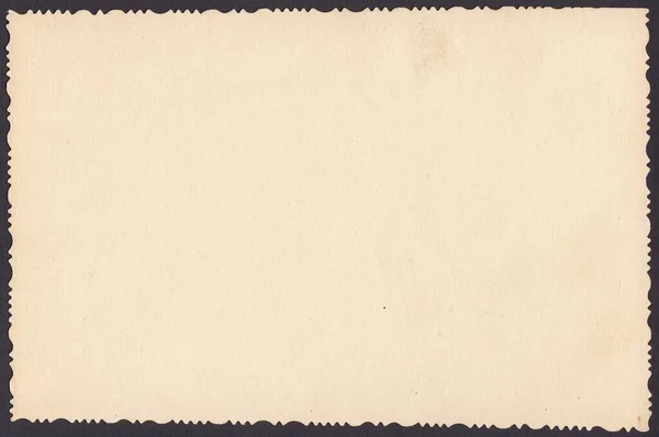 Reverse Side Old Photograph Perforation Grey Beige Background — Stock Photo, Image