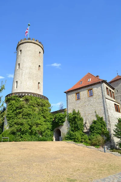 Německo Bielefeld August 2018 Rezidence Hraběte Starobylého Hradu Sparrenburg — Stock fotografie