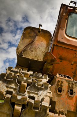 Eski bir harap kamyona