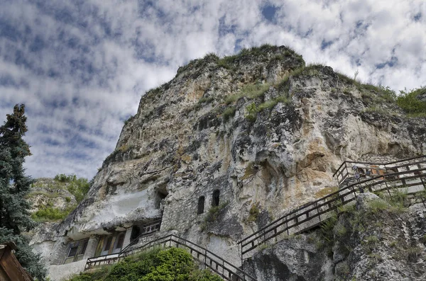 The rock monastery St Dimitrii of Basarbovo — Stock Photo, Image