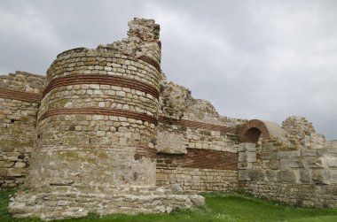 Bulgaristan Nesebar şehir duvar parçası