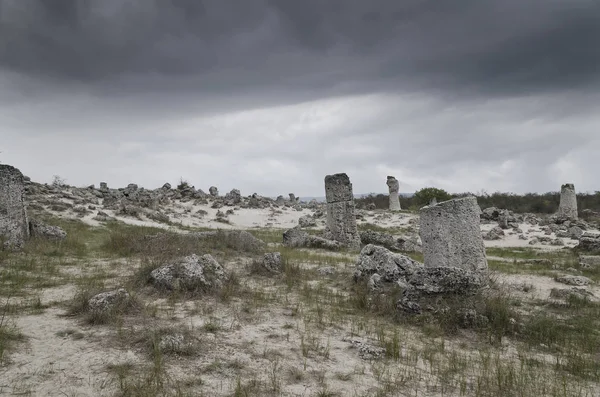 Pobiti Kamani Stehende Steine Naturphänomen Varna Bulgarien — Stockfoto