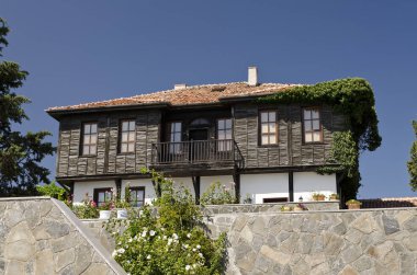 Eski kasaba Ahyolu, Bulgaristan, Bulgar Karadeniz kıyısından evi