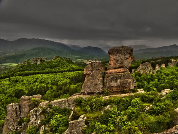 Hdr Landscape Bulgarian Rocks — Stock Photo, Image