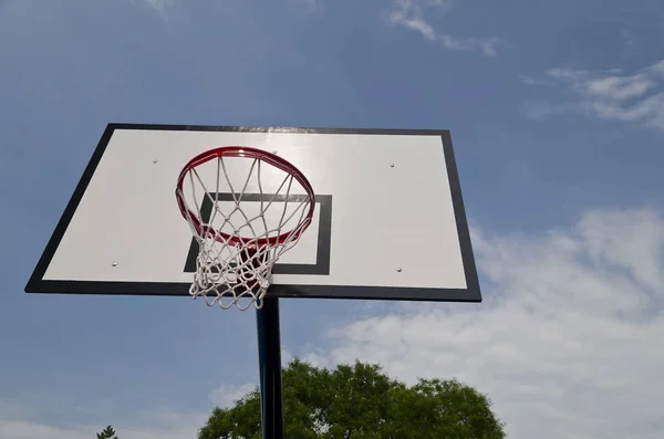 Basketplan Efter Regn — Stockfoto