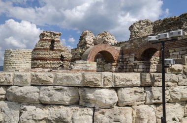 Bulgaristan Nesebar şehir duvar parçası
