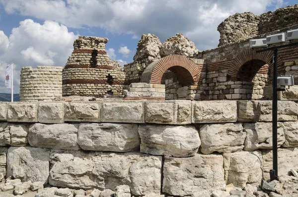 Parte Del Muro Nella Città Nesebar Bulgaria — Foto Stock