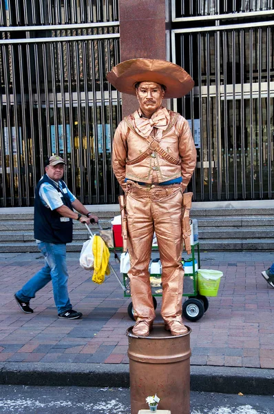 Statues vivantes artistes de rue — Photo