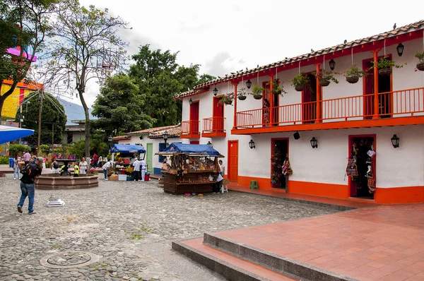 Pueblito Paisa in Nutibara Hill — Stock Photo, Image