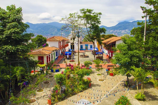 Pueblito Paisa em Nutibara Hill — Fotografia de Stock