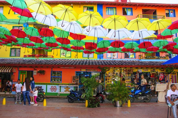 Guatape w Medellin, Kolumbia, Antioquia — Zdjęcie stockowe