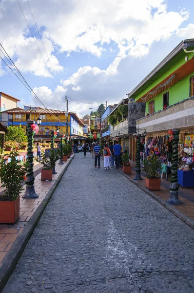 Guatape στην Μεντεγίν, Κολομβία και Antioquia — Φωτογραφία Αρχείου