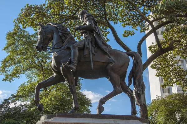 Simon bolivar heykeli — Stok fotoğraf