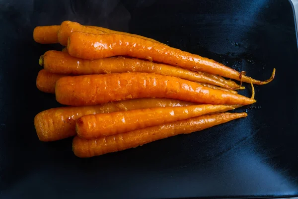 Wortel glasir oranye segar — Stok Foto