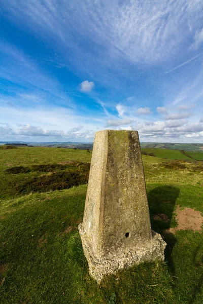 Abbotsbury Castelo Trig Point — Fotografia de Stock