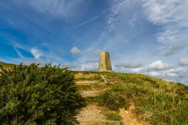 Abbotsbury Castelo Trig Point — Fotografia de Stock