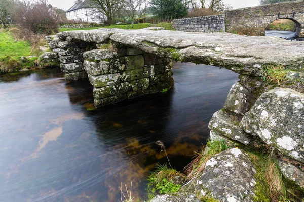 Ancient clapper bridge — Stock Photo, Image