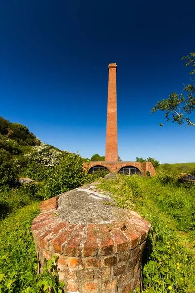 Opuszczonych Cemaes cegielni, Anglesey — Zdjęcie stockowe