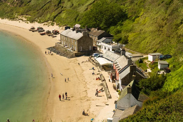 Porthdinllaen incluindo Ty Coch Inn Editorial — Fotografia de Stock