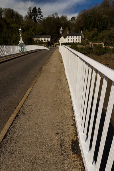 The Old Wye Bridge or Town Bridge at Chepstow — Stock Photo, Image