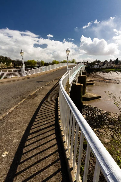 El viejo puente de Wye o puente de la ciudad en Chepstow —  Fotos de Stock