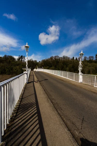 El viejo puente de Wye o puente de la ciudad en Chepstow —  Fotos de Stock