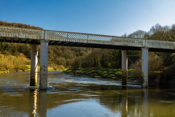De lelijke brug, Brockweir — Stockfoto