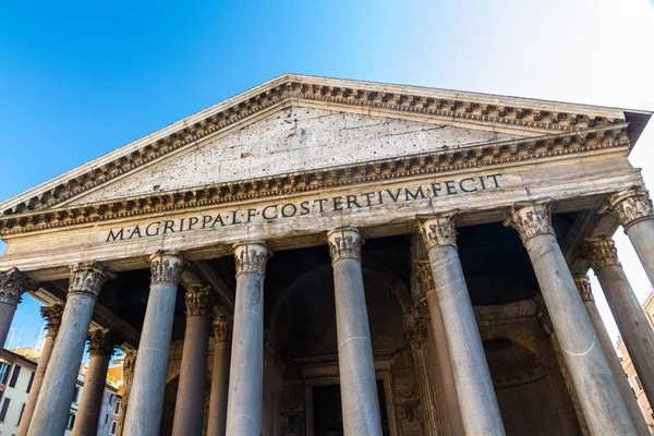 Frente do Panteão Romano — Fotografia de Stock