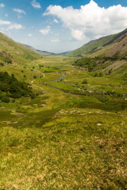 Nant Ffrancon pası Idwal yazlık