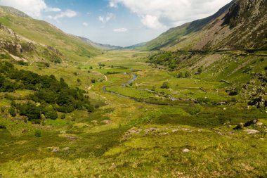 Nant Ffrancon pası Idwal yazlık