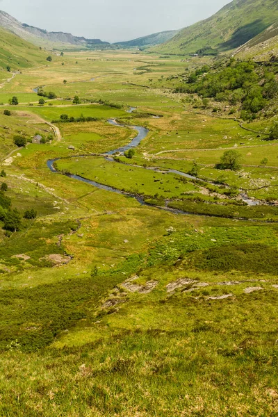 Nant Ffrancon Pass de Idwal Cottage — Fotografia de Stock