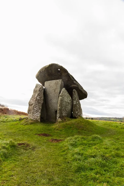 콘월에서 Trethevy Quoit 거석 무덤 — 스톡 사진